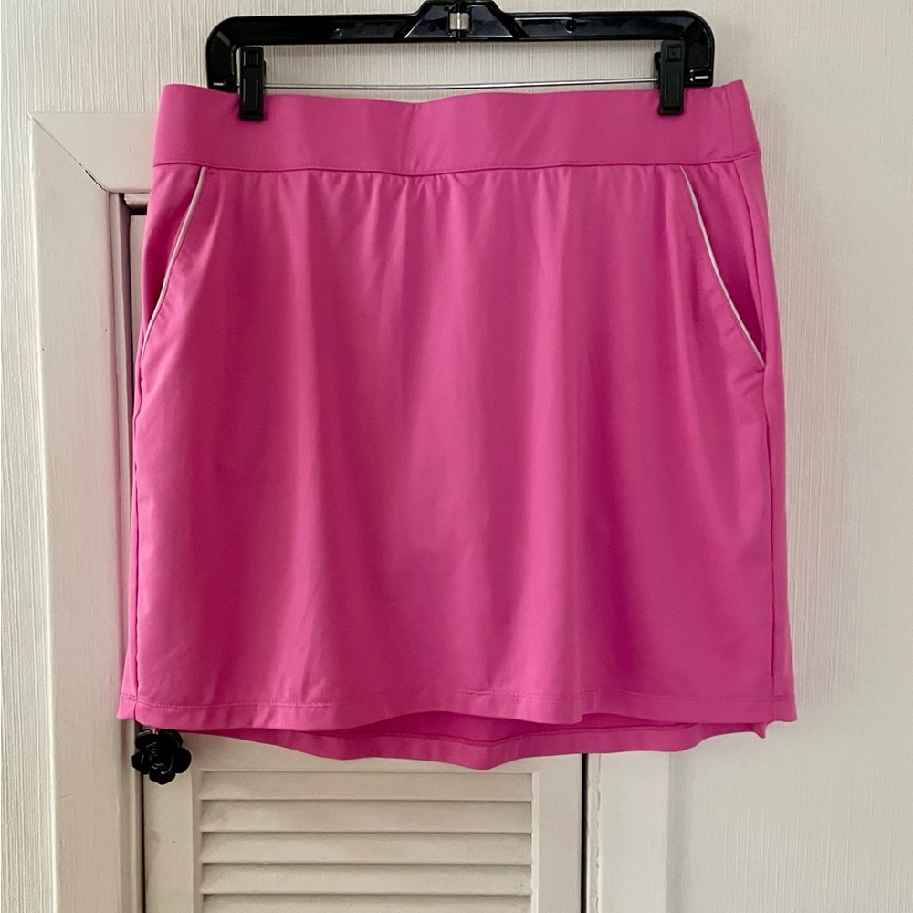 Dunning Golf Womens Pink Pull On Skirt Skort Size Large L​
